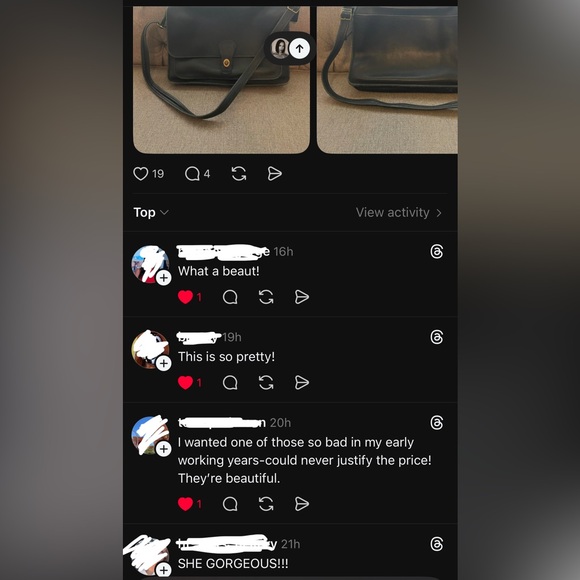 COACH 1973 Vintage Classic Black Leather Crossbody Bag Laptop Briefcase Valise - Picture 12 of 12